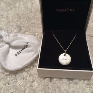 Pandora | ‘Love' | Engraved | Necklace